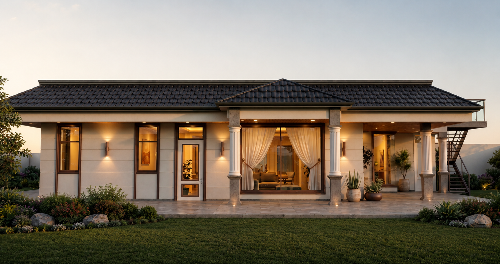 The Portico House, Jaipur — photo 2 by Aim Architects